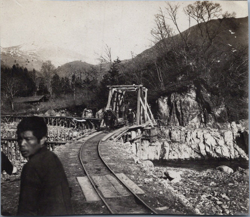 Japon nikko rails sur - sur, un