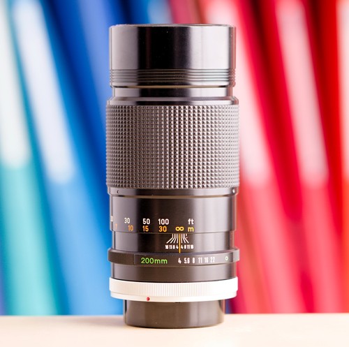Canon 200mm s - fd, f/4