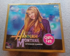 Disney HANNAH MONTANA / Miley Cyrus Gift Set Sticker Cards Topps