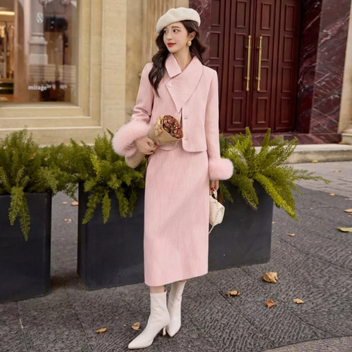 Set femme élégant rose - set,