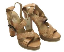 DIESEL D-eep Queeny Chaussures Femme EU 40 Boucle Cuir Ouvert Talon Haut Sandale