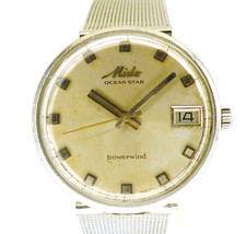 70s Mens MIDO OceanStar Powerwind 35mm Patina Dial Automatic  C1147OC 346175