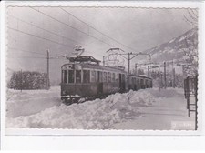 SAMOENS: the annemasse-sixt electric train - very good condition