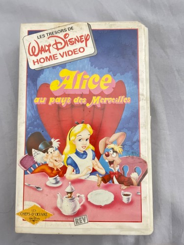 Cassette vidéo vhs alice - k7,