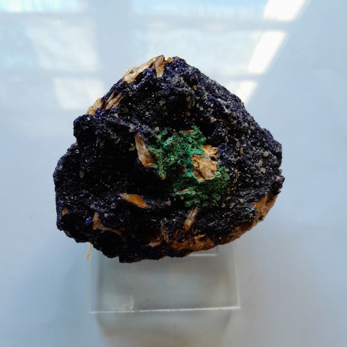 Azurite baryte maroc et - azurite,