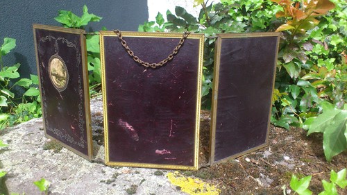 Ancien miroir barbier - miroir,