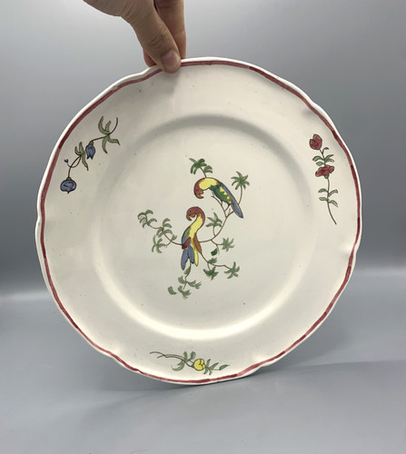 Assiette faïence décor - en,