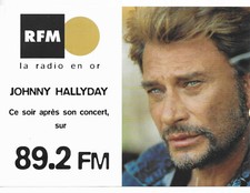 FLYER - JOHNNY HALLYDAY 