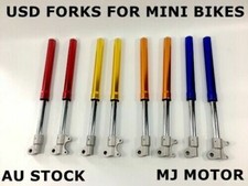 FRONT UPSIDE DOWN FORKS MINI DIRT POCKET BIKE 47cc 49cc A PAIR COLORS