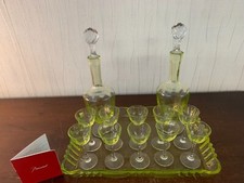 Baccarat Crystal Uraline Liquor Service (Price for Set)