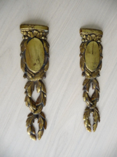Paire pentures bronze chutes - bronze,
