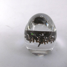 sulfide ball glass press paper inclusion mushroom umbrella lot 156