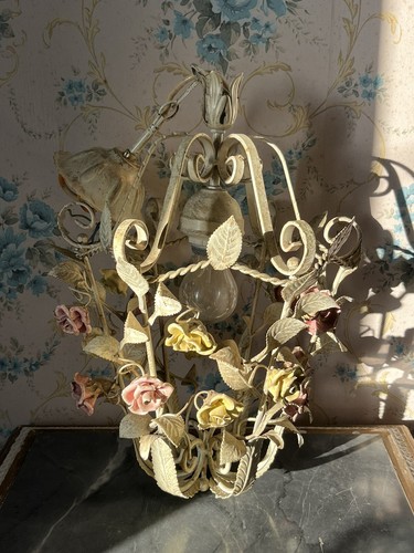 Lustre fleurs vers 1950 - a,