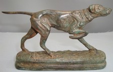 Statue Sculpture Chien Setter