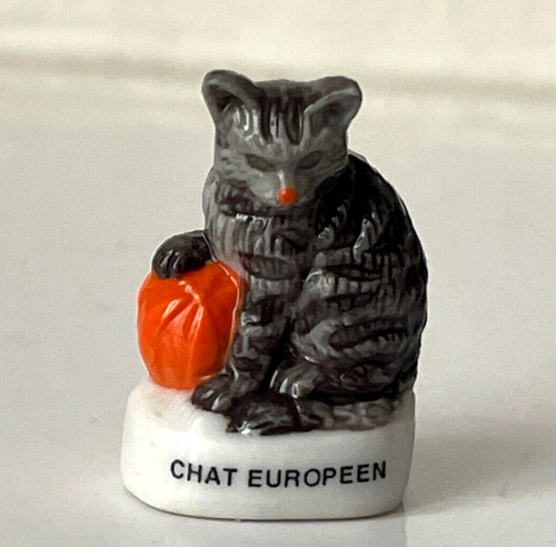 Fève chat halloween - chat,