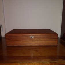 boîte vintage 1970 en teck