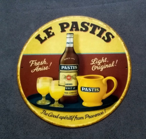 Plaque métal vintage - , rétro