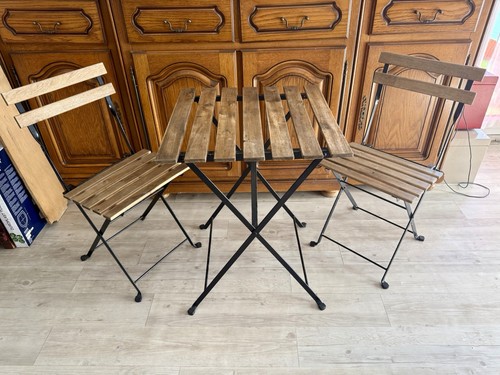 Table chaise jardin - table, et