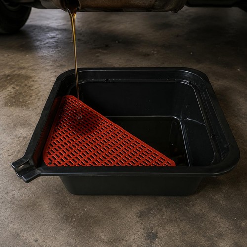 Bac vidange huile plastique - bac,