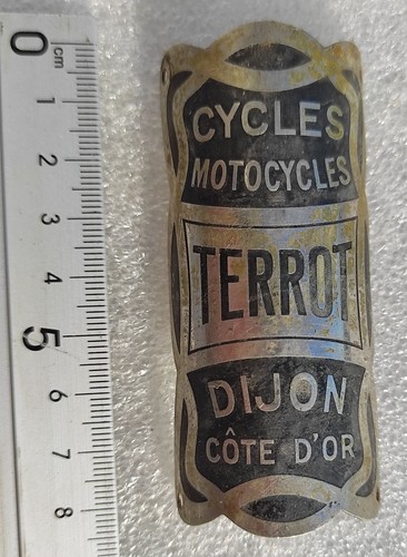 Cycles terrot ancienne plaque - cycles,