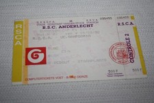 Ticket )) RSC ANDERLECHT V