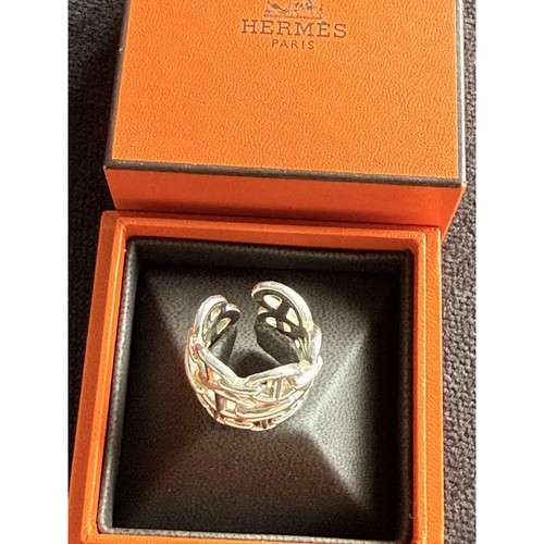 Hermes bague chaîne d - hermes,