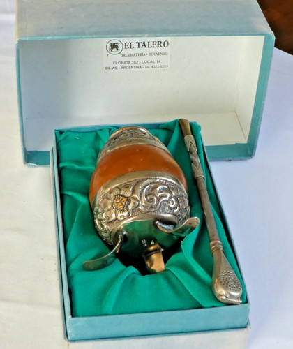 Ancienne tasse maté paille - ancienne,