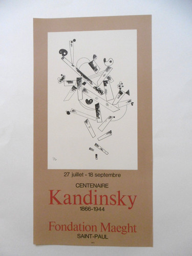 Kandinsky affiche originale - kandinsky, en