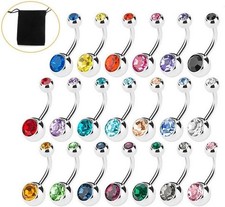 Lot de 20 piercings nombril en