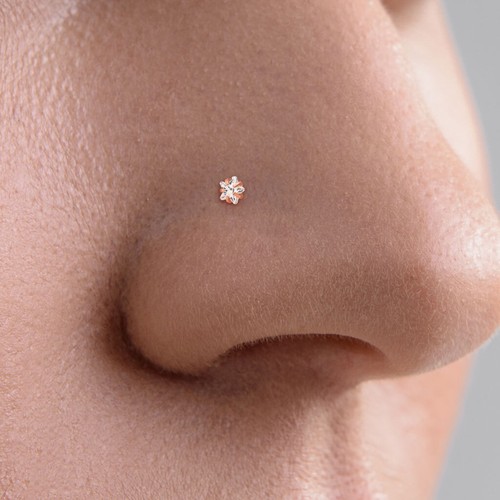 Piercing tige nez acier - piercing,