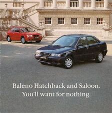 Suzuki Baleno 0% Finance Offer 1996 UK Market Foldout Mailer Sales Brochure