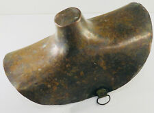 ANTIQUE 19° TINNED COPPER CHOCOLATE MOLD, HAT SHAPE