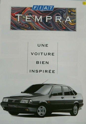 Brochure fiat tempra - brochure,