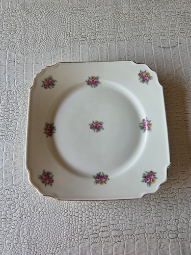 Assiette carré porcelaine - assiette,