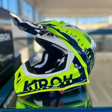 AVAA18 Motorcycle Cross Enduro Helmet Airoh Aviator Ace Amaze Blue Gloss Size S