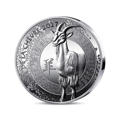 Année chèvre monnaie - année, la