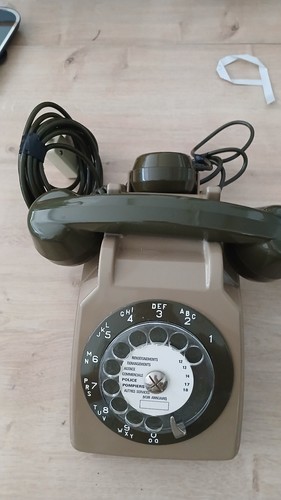 1977 french vintage - french, telephone
