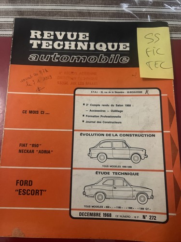 Revue technique ford escort - technique,