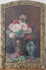 1897 RARE GRAND TABLEAU TOILE