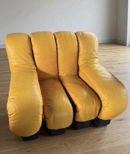 Sede 600 yellow leather - ds,
