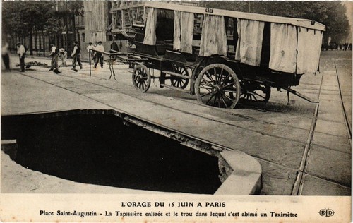 Cpa orage juin - cpa, paris