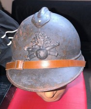 casque adrian artilleur 1915 ww1 complet