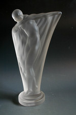 FIGURINE EN VERRE ART DECO