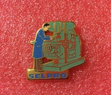 T11 Pins by Courtois Paris Industrial Machine SELPRO Vintage Lapel Pin