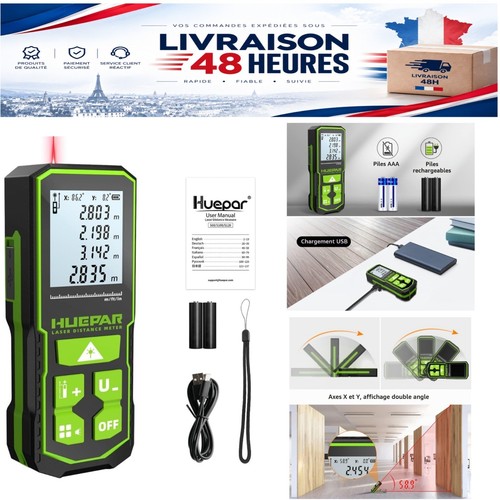 Télémètre laser huepar - télémètre,