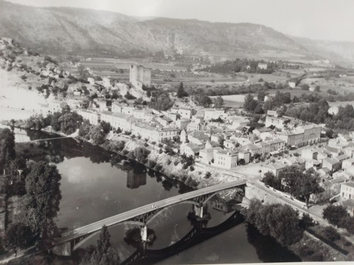 Ancienne photo aérienne - photo, de
