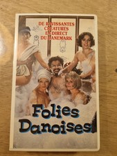 VHS SECAM – Folies Danoises – Rare – Film adulte vintage – Cassette vidéo rétro