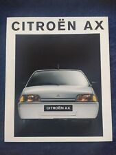 Citroen AX Teen First Fashion GT GTI Brochure