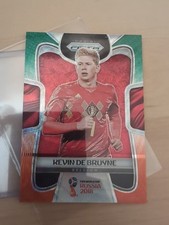 2018 Prizm World Cup # 17 Kevin De Bruyne Belgium Green Orange Wave 