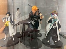 BLEACH Figure Prize Set Ichigo Uryu Kenpachi Toshiro Yoruichi Collectible Japan